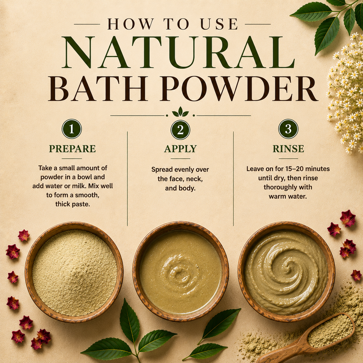 Kuppeimeni Bath Powder