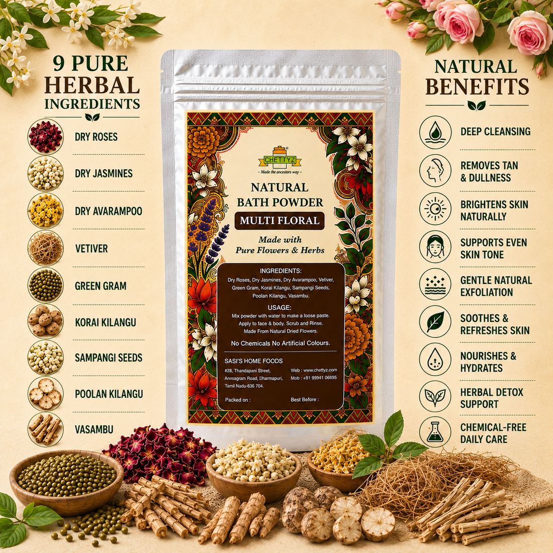 Multifloral Bath Powder