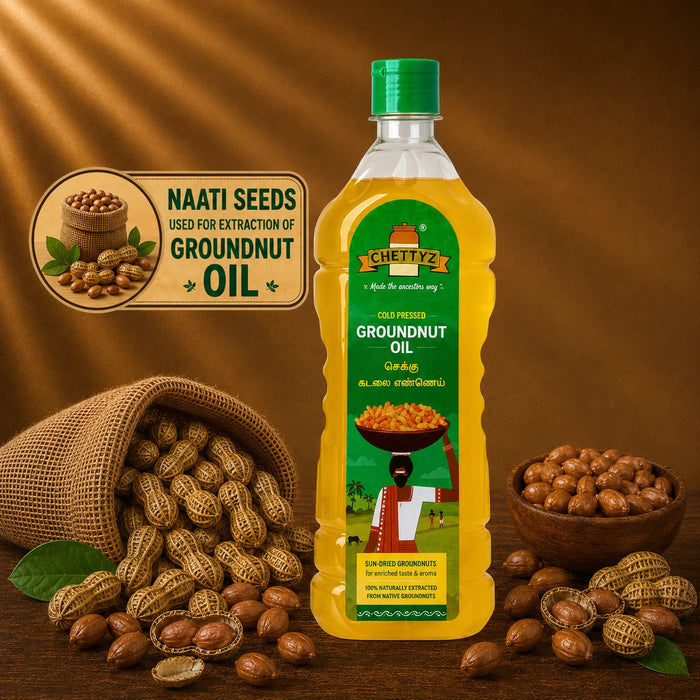 Cold Pressed Groundnut Oil