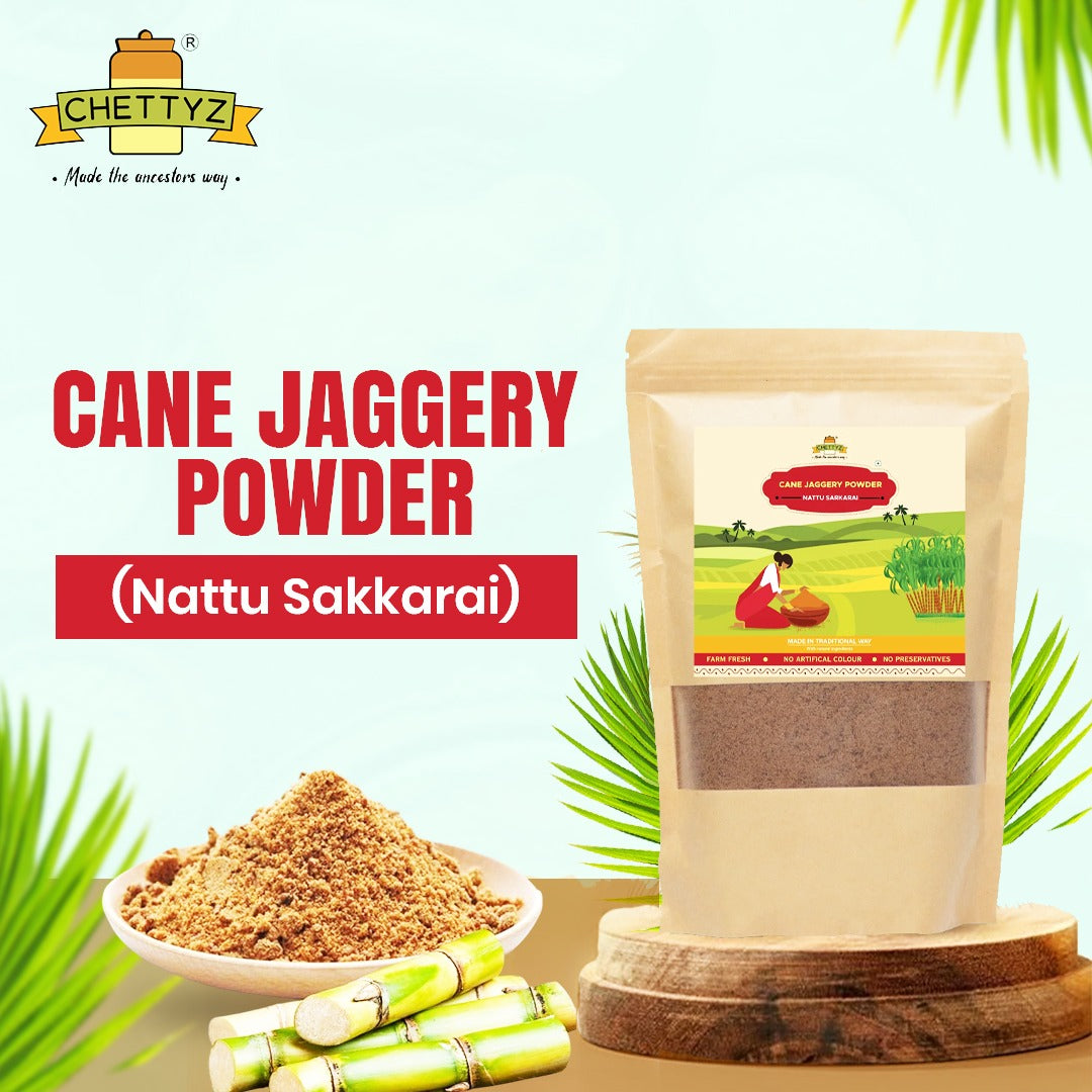 Cane Jaggery Powder (Nattu Sakkarai)