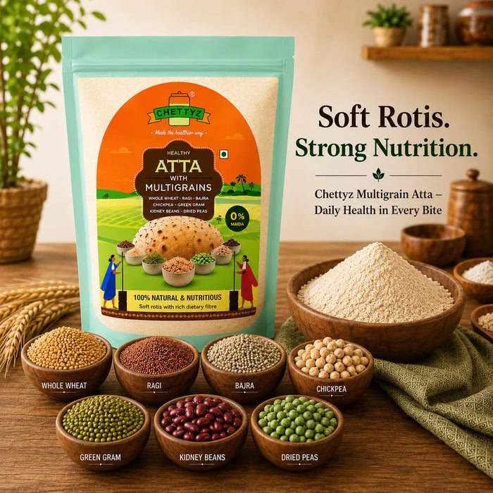 Whole Wheat Atta with Multi-grains