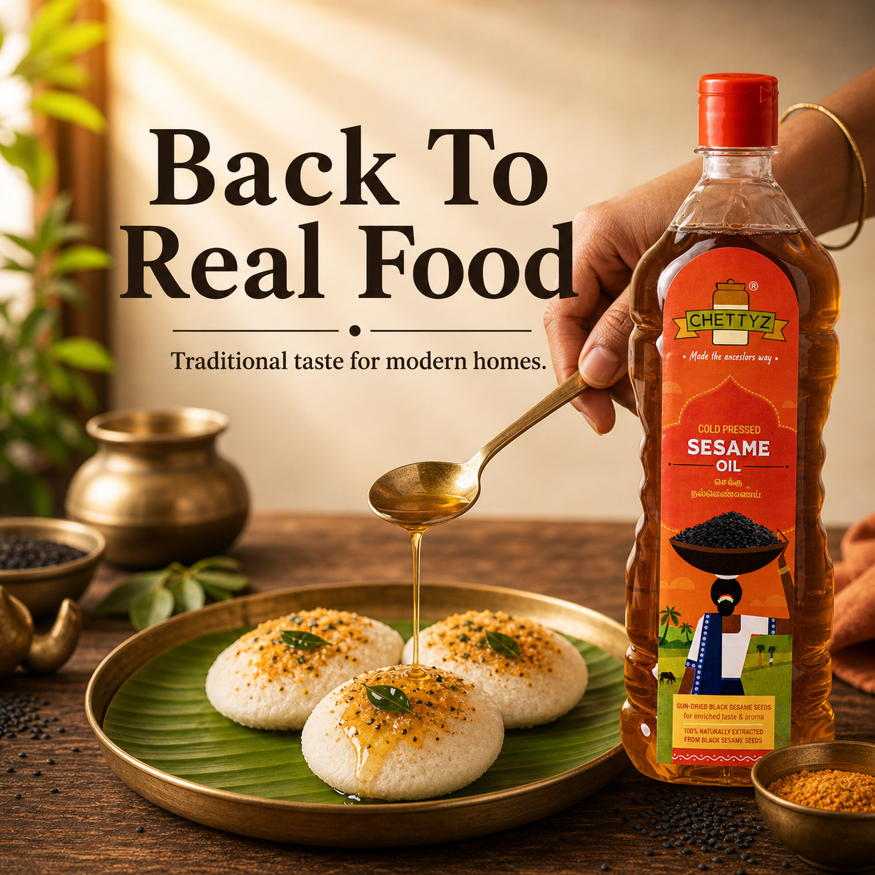 Cold-pressed Sesame Oil