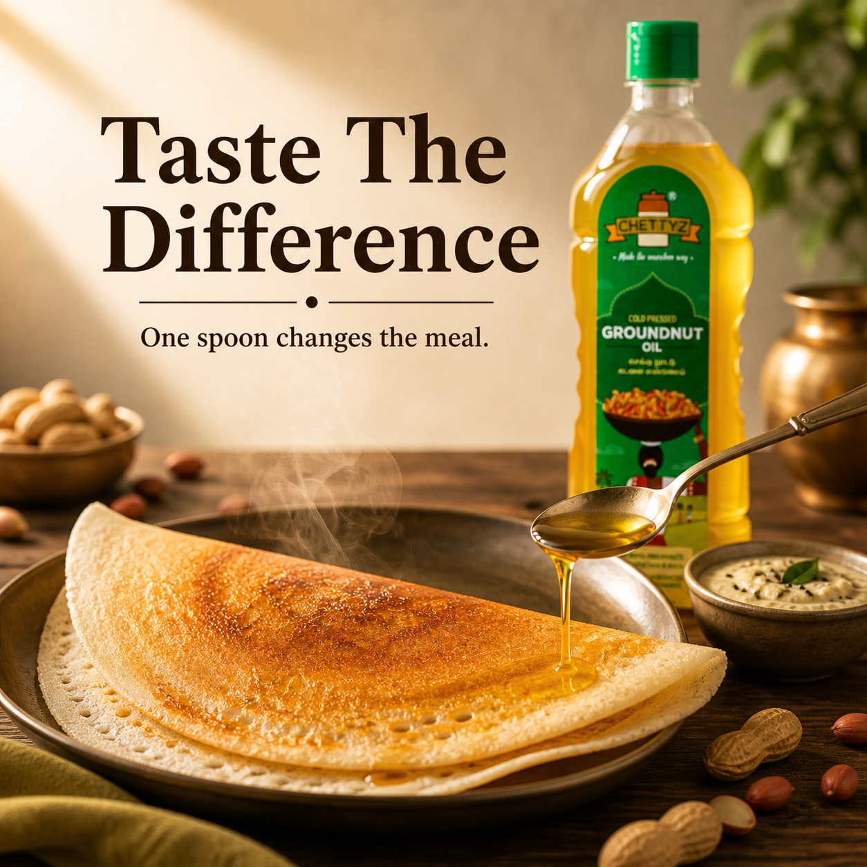 Cold Pressed Groundnut Oil