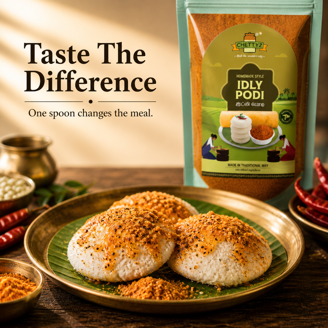 Homemade Style Idly Podi