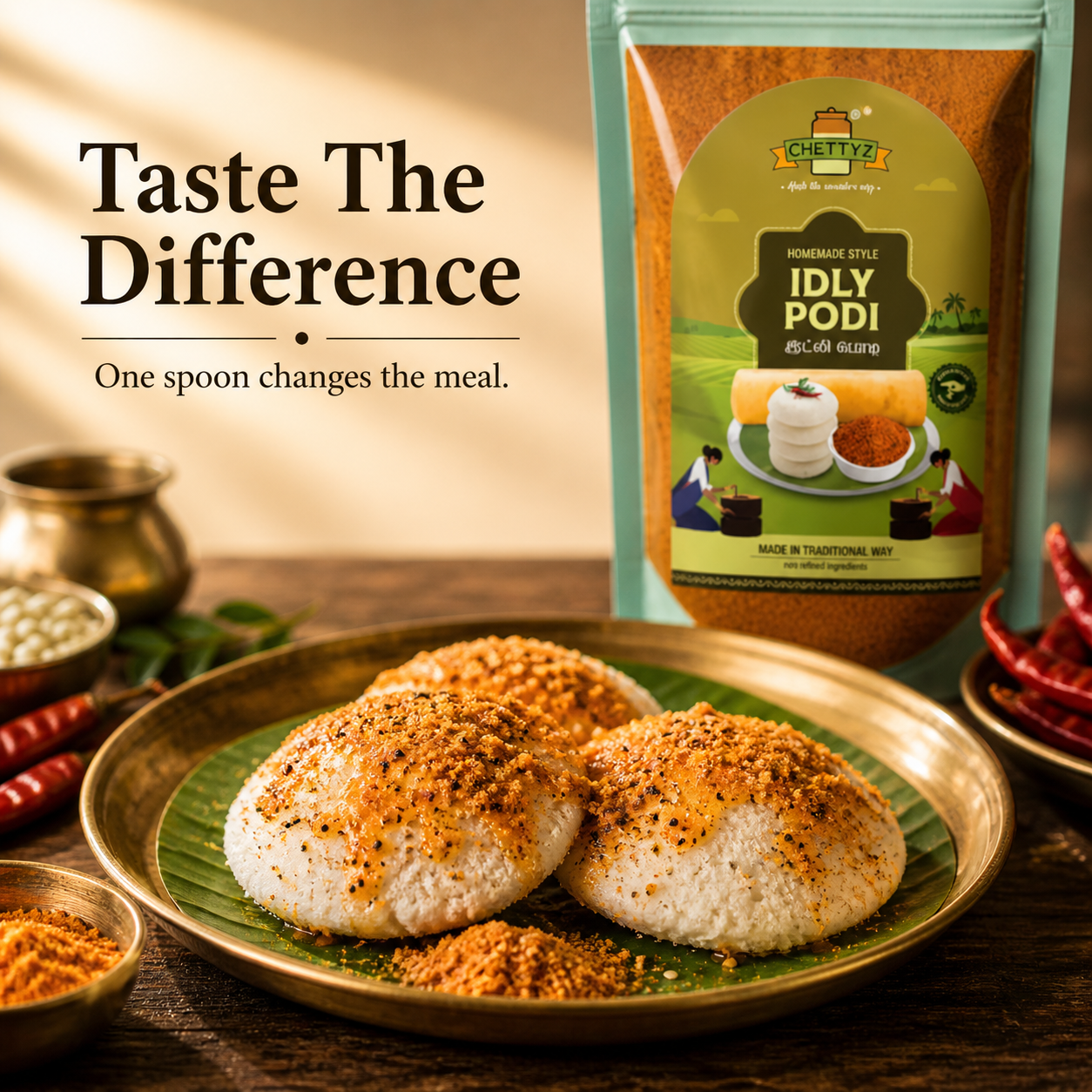 Homemade Style Idly Podi