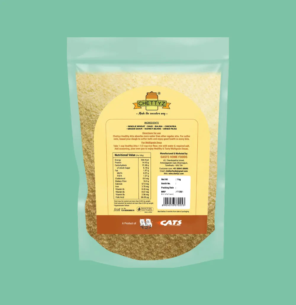 Whole Wheat Atta with Multi-grains