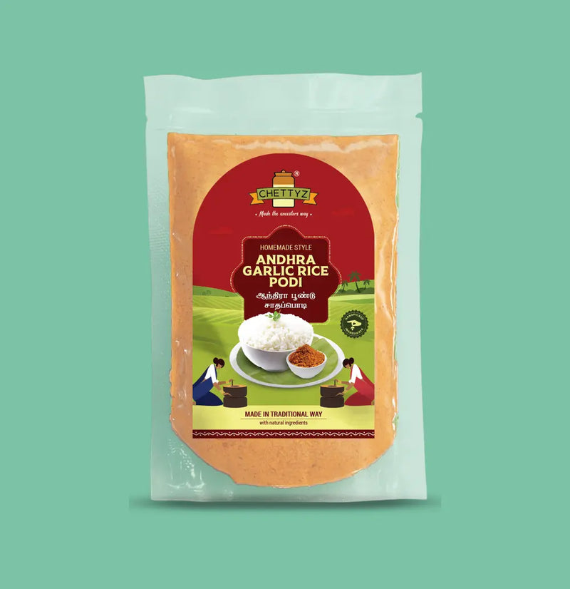 Homemade Style Andhra Garlic Rice Podi - second image