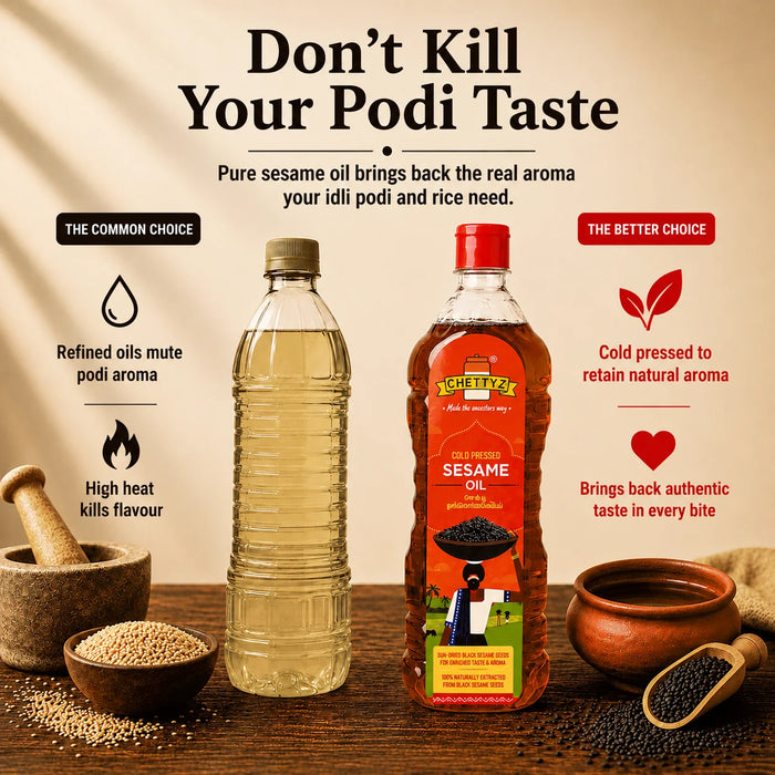 Cold-pressed Sesame Oil