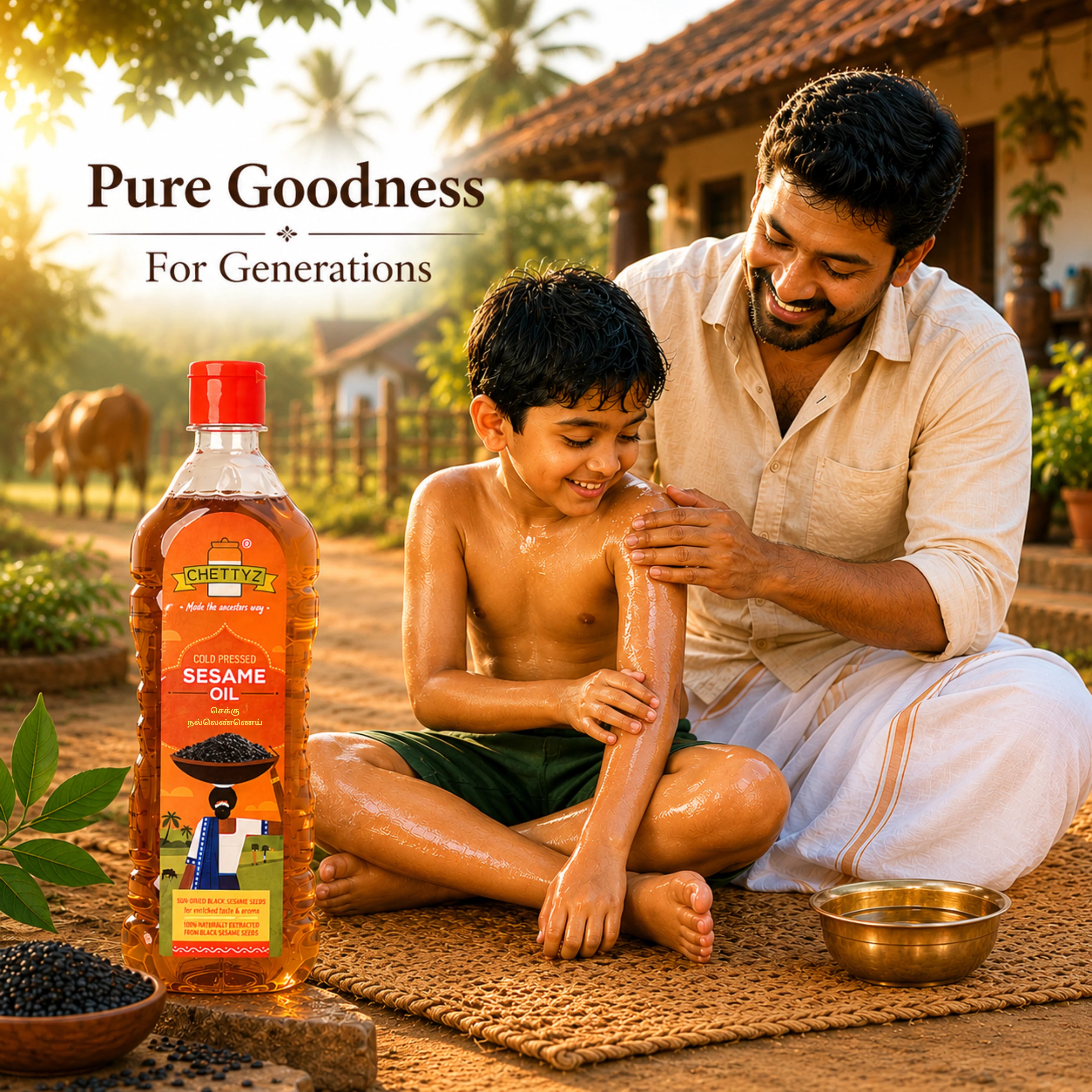 Cold-pressed Sesame Oil